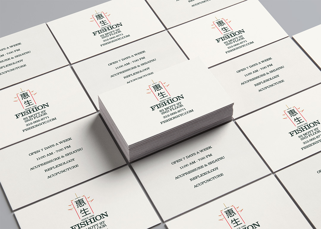 Fishion Business Card Mockup